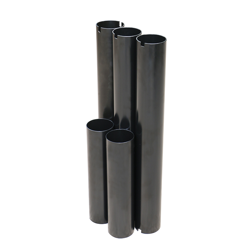 Tubo de aço com revestimento E – Acabamento com eletrorrevestimento preto, tubo de aço anticorrosivo